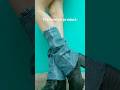 DIY Denim Leg Warmers Tutorial 🧵