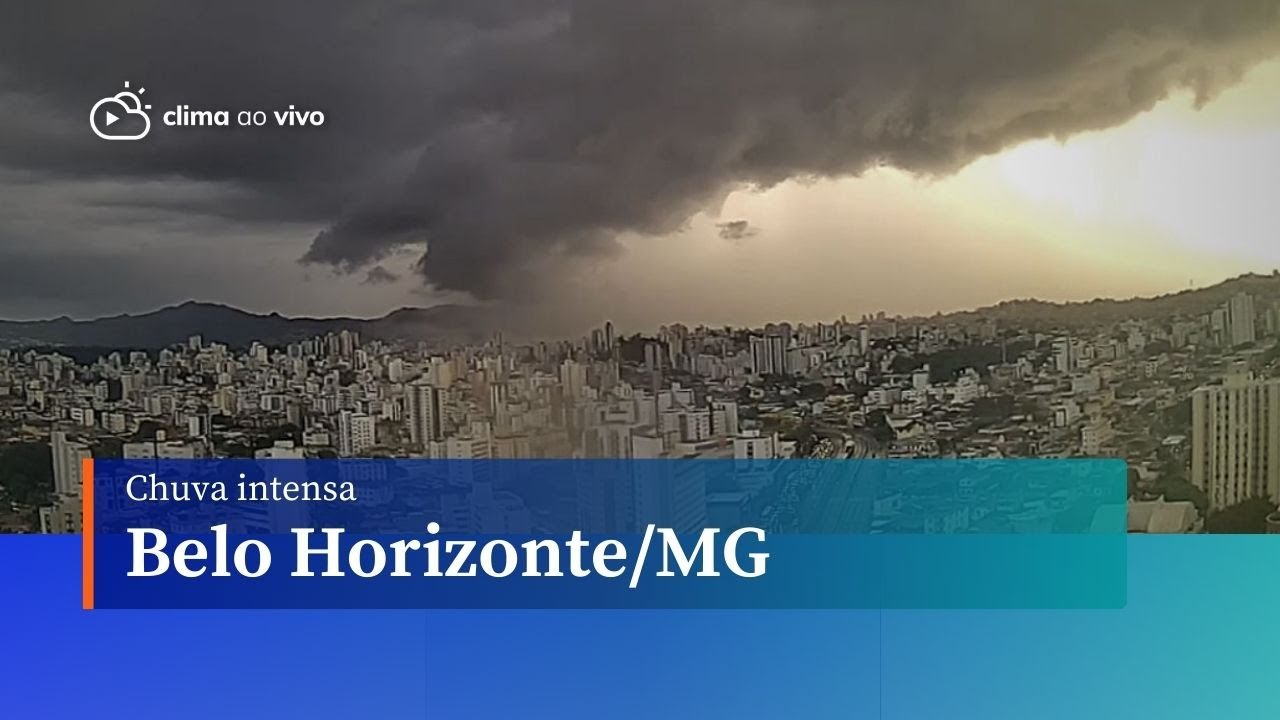 Temporal em BH: Câmeras flagram chuva intensa na região da Pampulha - 29/01/26