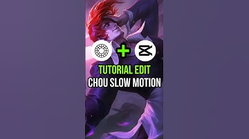 Tutorial Edit Chou Smooth Slow Motion (CapCut And VSCO) How Chou Edit Freestyle #mlbb #shorts