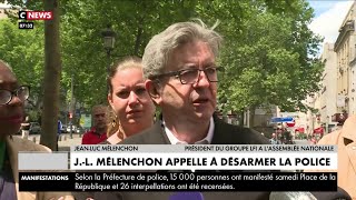 Violences policières : Jean-Luc Mélenchon souhaite une police moins armée