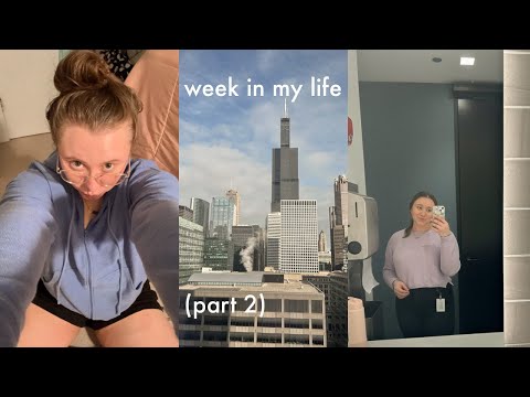 WEEK IN MY LIFE part 2 || city office day, nighttime skincare routine, working from home & more!