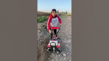 Part 205 Ditching earth cultivating machine cultivating machine farming machine.😱