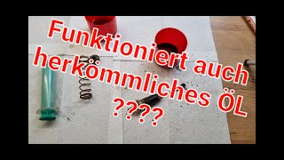 RC Dämpfer Stoßdämpfer einfach und richtig befüllen Test herkömmliches ÖL  Ölwechsel Crawler Basher 