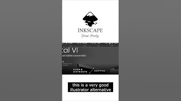 Best free illustrator Alternative - Inkscape with ENG subtitles #shorts