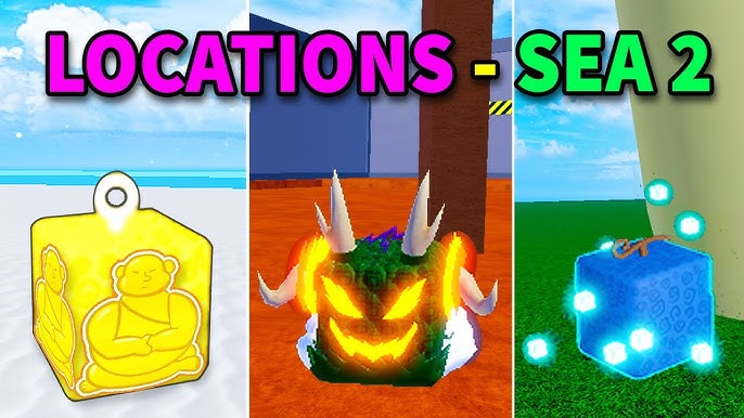 All Devil Fruit Spawn Locations in ALL 3 Sea's on Blox Fruits