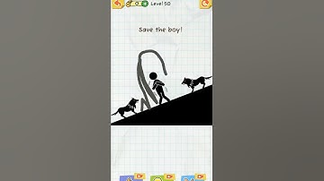 Draw 2 Save  LEVEL-ALL ( Save One line ) #shorts #gaming #noob #trending