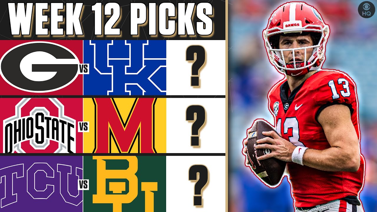 College Football Playoff picks after Week 12 - ESPN