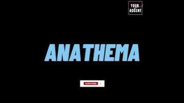 Anathema pronunciation | Learn a new word daily | its definition/synonyms | An example sentence