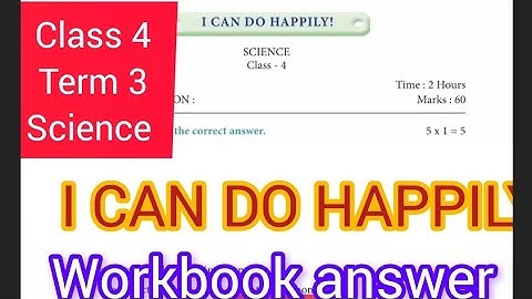 Ennum Ezhuthum E 4th std term 3 science I Can Do Happily workbook answer Englishmedium2024