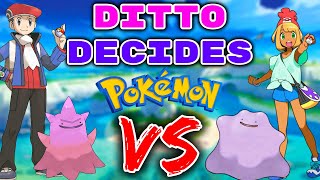 Ditto Decides Our Random Pokemon Teams... Then We FIGHT!