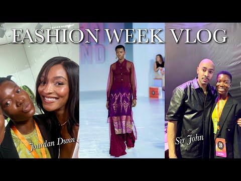 GTCO FASHION WKND ‘23 | Met JOURDAN DUNN & Beyoncé’s MUA again 💁🏾 #fashionweek #runway