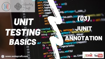 03 JUnit Annotations | Unit Testing