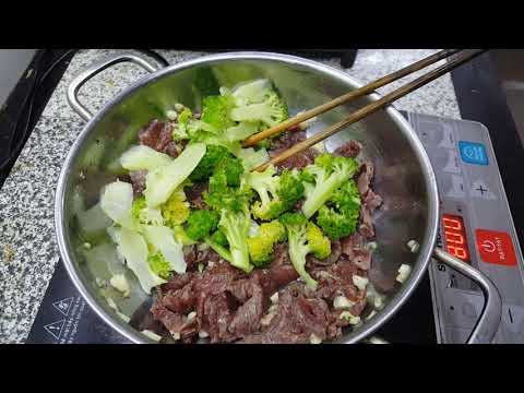 Cách làm món súp lơ xanh xào thịt bò mềm ngon