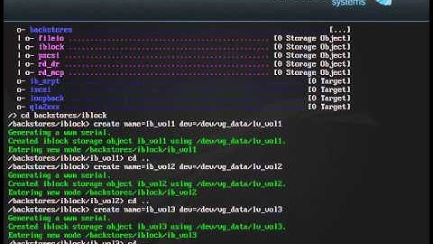 RTS OS - iSCSI SAN setup with RTSadmin