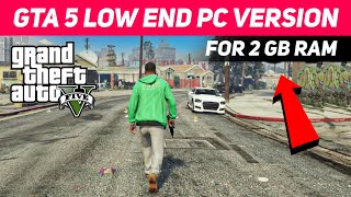 New GTA 5 Low End PC Version 😍 (FOR 2GB RAM)
