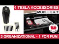 4 Useful Tesla Interior Accessories - 3 Organizational and 1 for Fun!