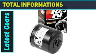 K&N Motorcycle Oil Filter High Performance Premium Design Best Engine Protection & Flow