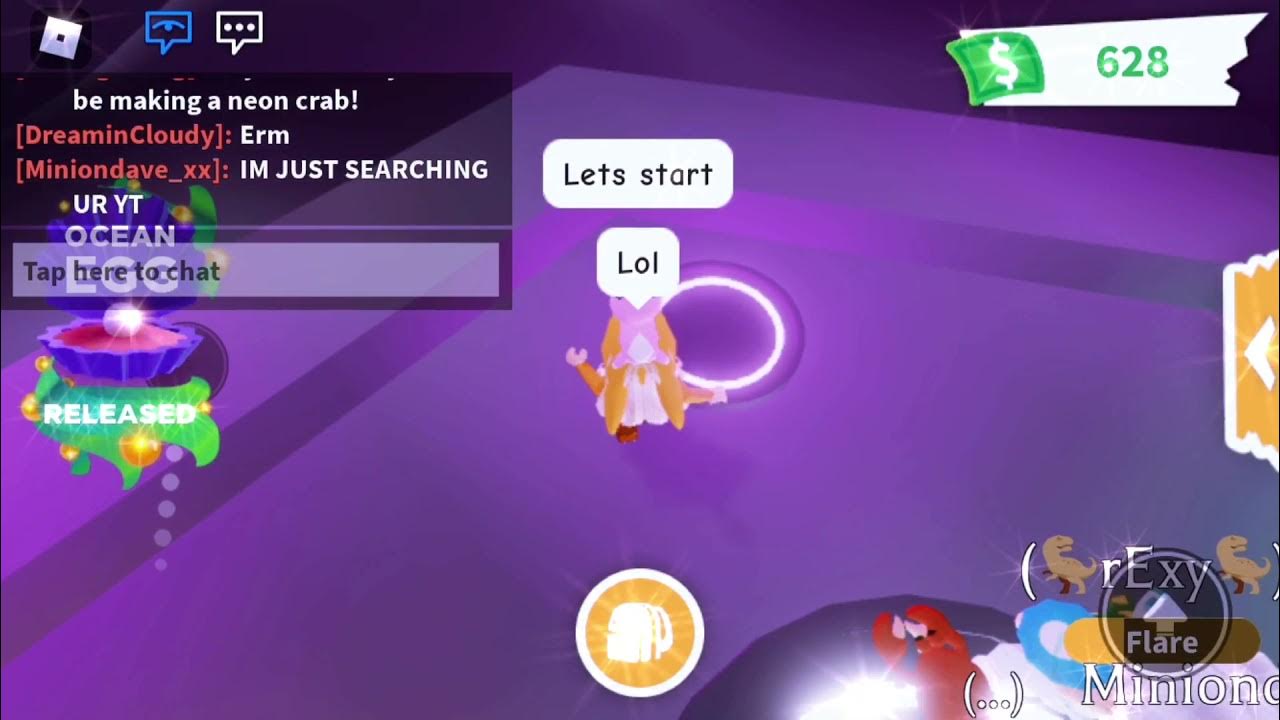 Making a neon crab in adopt me YouTube