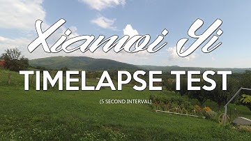 Xiaomi Yi Action Camera Timelapse Test