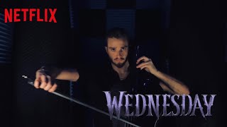 Wednesday Playing Cello Theme - (Paint it Black) INSANE COVER BY EAR 🎧 For BEST experience🔥🤘🏼🔥 Resimi