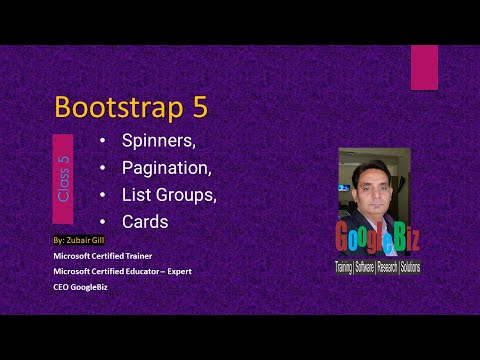 Bootstrap 5, Spinners,