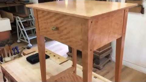 QLine Design Shaker Table With hidden compartment