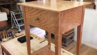 QLine Design Shaker Table With hidden compartment
