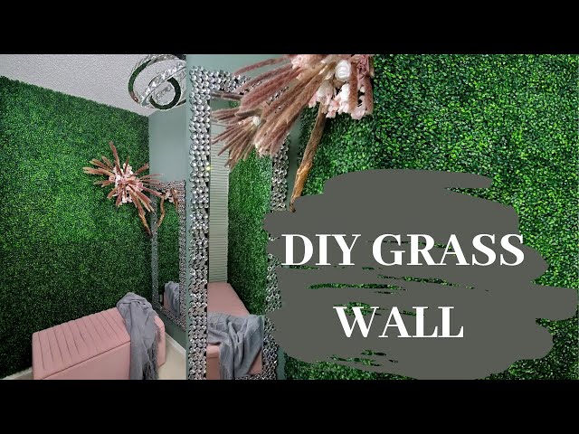 DIY VLOG: LV GRASS WALL CREATION *UNBELIEVABLE* 