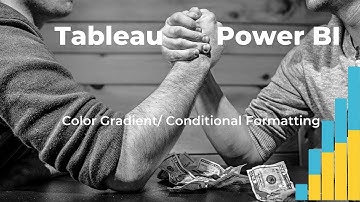 Tableau Vs Power BI- Chapter 25: Color Gradient/ Conditional formatting