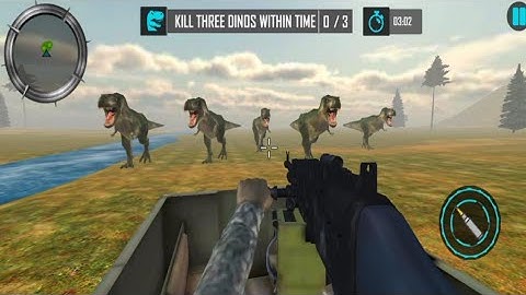 real dino hunting gun games android gameplay part - 13