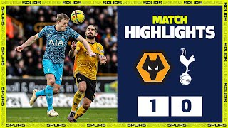 Adama Traore wins it for hosts | HIGHLIGHTS | Wolves 1-0 Spurs