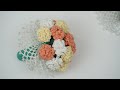 CLAVELES EN CROCHET PARA UN RAMO DE FLORES