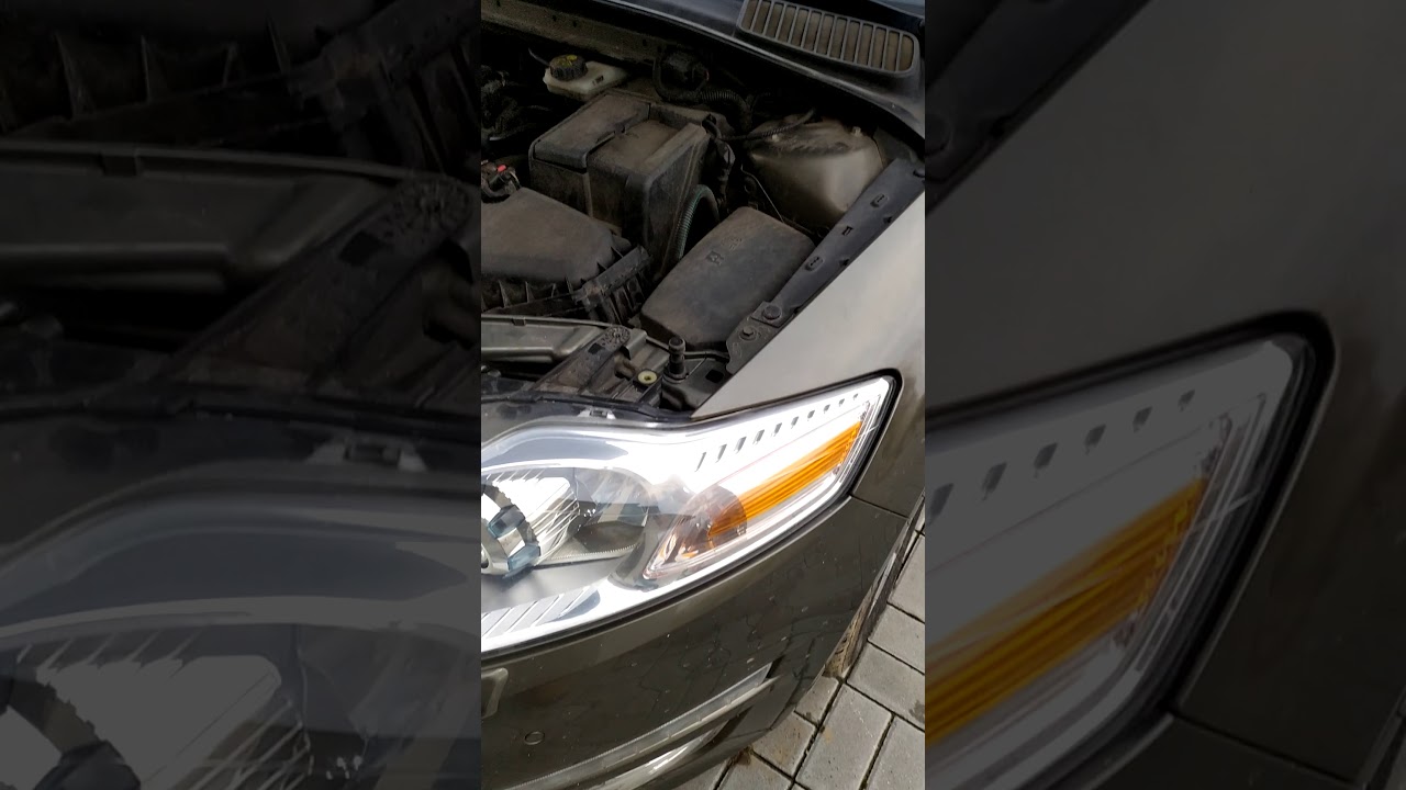 Mondeo MK4 xenon bulb replace. Vymena xenonu Mondeo MK4 YouTube