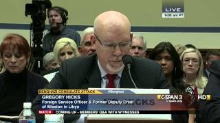 C-SPAN: House Benghazi Hearing -- State Department Officials' Opening Statements