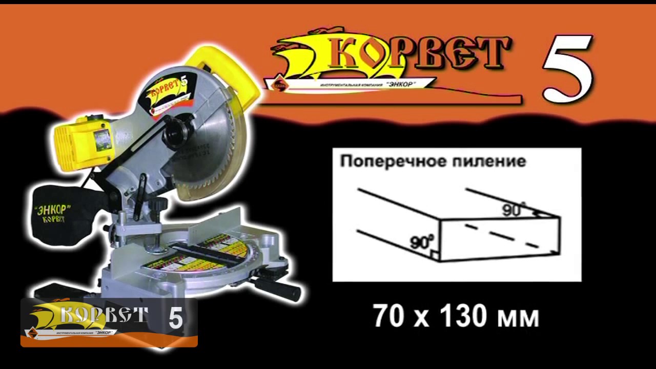  пила Энкор Корвет-5Р - YouTube