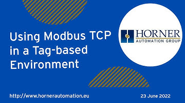 Using Modbus TCP in a Tag based Environment