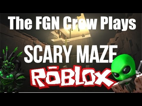 roblox walkthrough the fgn crew plays scary maze by