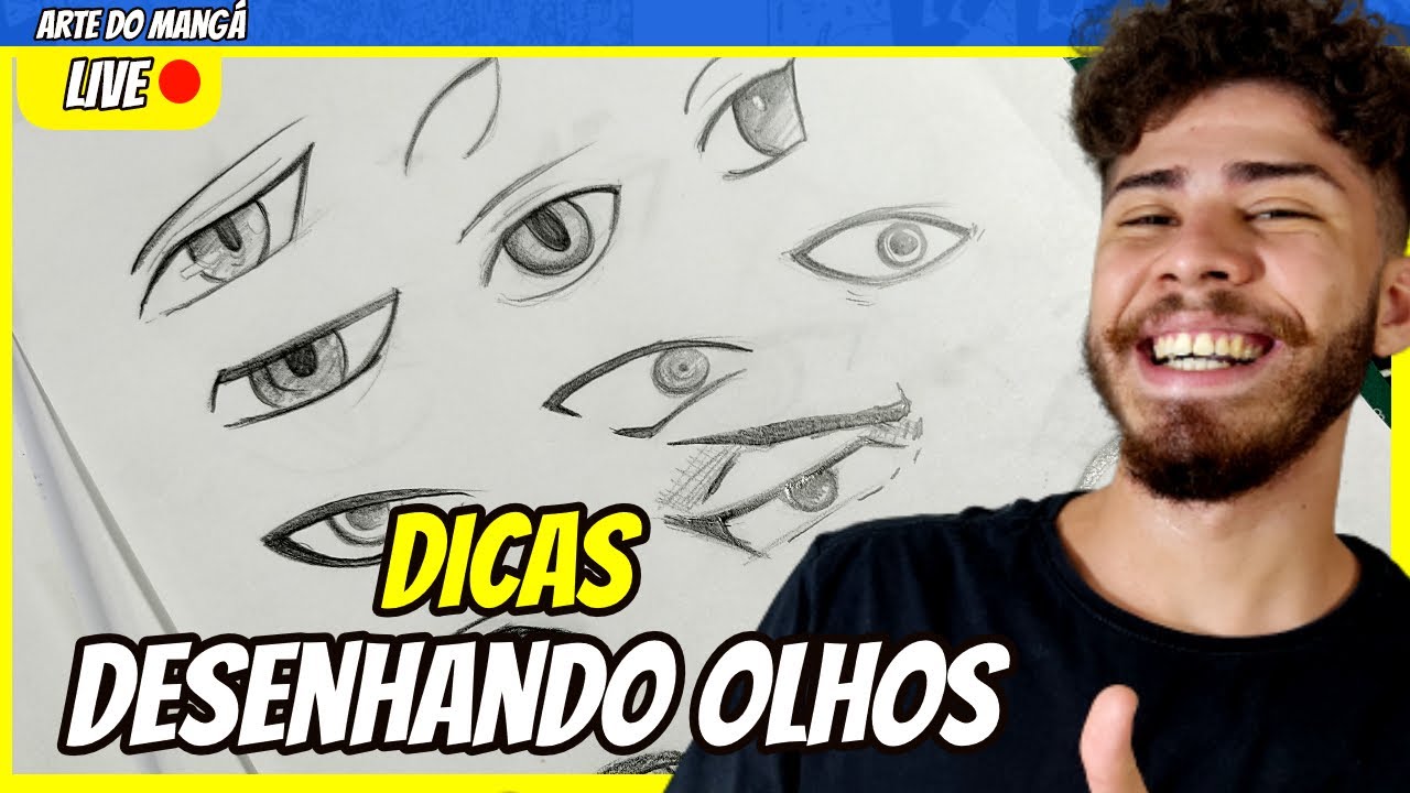 Como desenhar um olho de anime - GD Artes