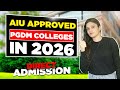 AIU Approved PGDM Colleges in India | MBA vs PGDM🔥| Average Package 💵 | Fees, Admission &amp; Placements