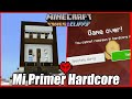 Cómo MORÍ en Mi Primer Mundo en Minecraft Hardcore