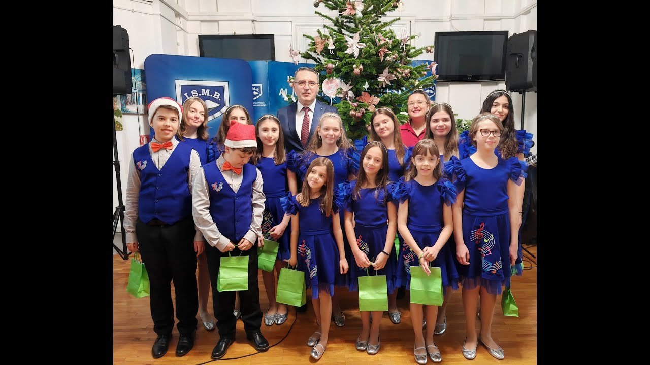 Corul Allegretto - Colinde la Inspectoratul Școlar al Municipiului București