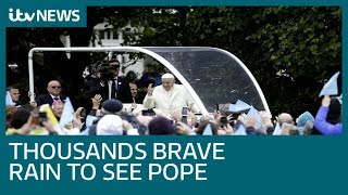 Pope Francis visits Knock Marian shrine in Ireland