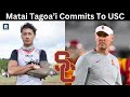 Matai tagoai commits to usc  usc football recruiting news