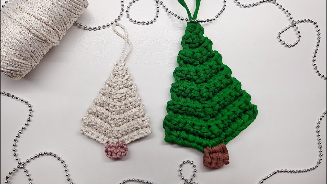 Easy Christmas decoration by your own hands || Crochet Christmas tree ||  DIY tutorial - YouTube