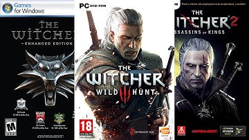 Graphics comparison of The Witcher vs Witcher 2 (Assassins of Kings) and Witcher 3 (Wild Hunt)