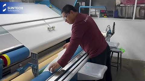 Open Width Knitted Fabric Inspection Machine, SUNTECH
