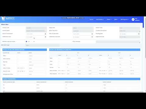 APPCC JMR user login explanation part2 (Meter dropdown)