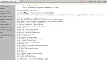 Locating Self Help Books using Spine Labels