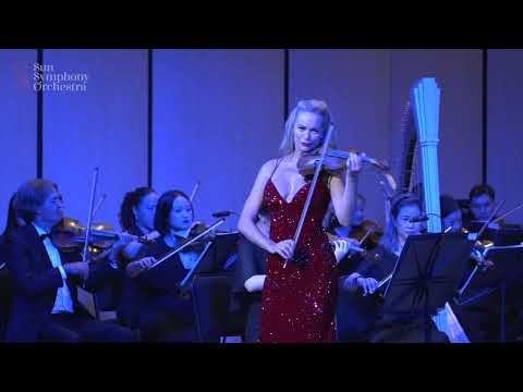 Caroline Campbell with the Sun Symphony Orchestra plays \