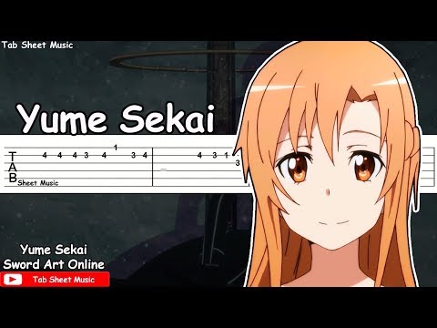 Sword Art Online ED 1 - Yume Sekai Guitar Tutorial